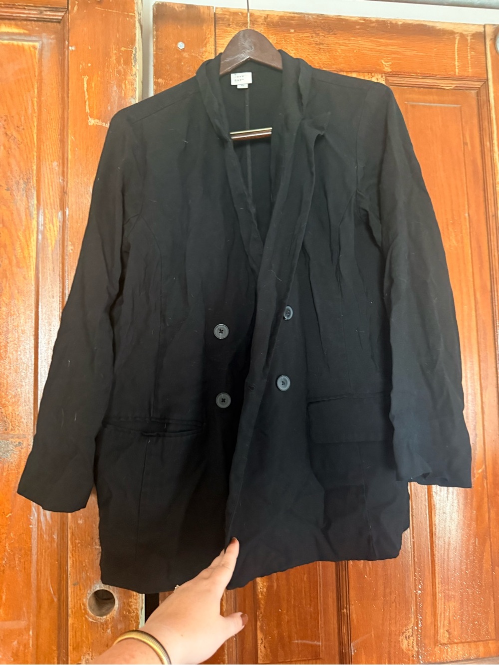 a new day Black Double-Breasted Women's Blazer